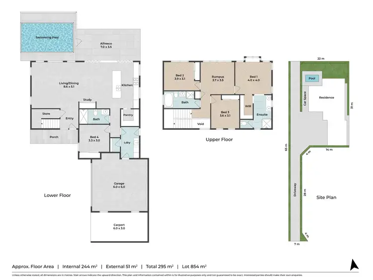 Floorplan of Homely house listing, 8A Bernecker Street, Carina QLD 4152