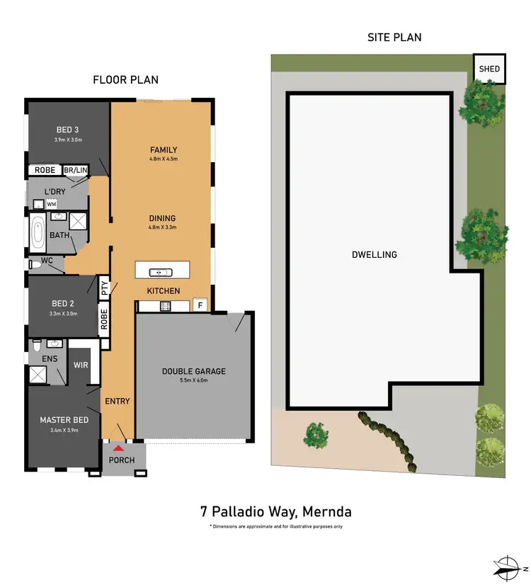 Floorplan of Homely house listing, 7 Palladio Way, Mernda VIC 3754