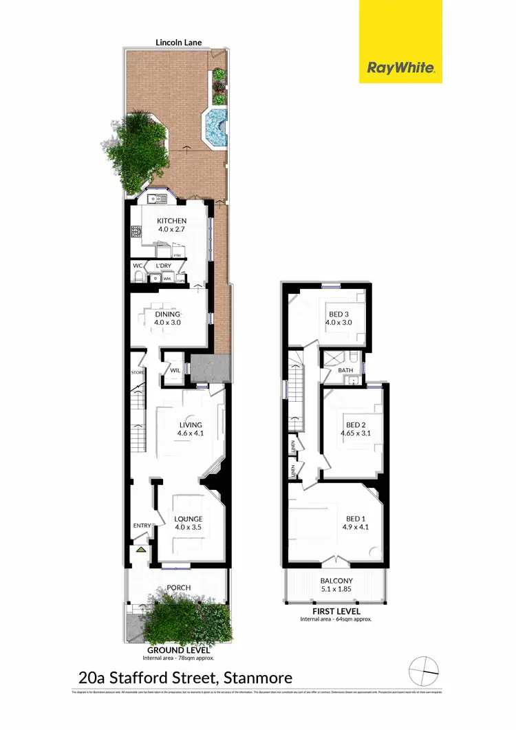 Floorplan of Homely house listing, 20A Stafford Street, Stanmore NSW 2048