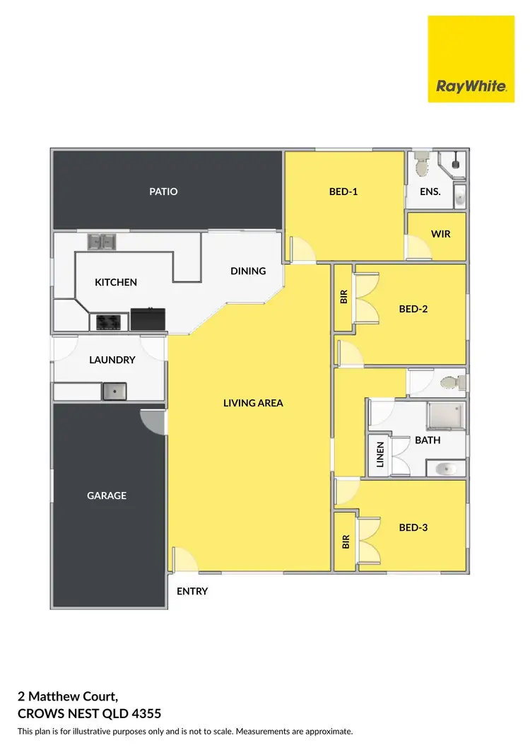 Floorplan of Homely house listing, 2 Matthew Court, Crows Nest QLD 4355