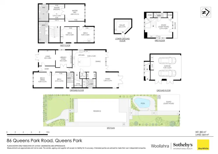 Floorplan of Homely house listing, 86 Queens Park Road, Queens Park NSW 2022