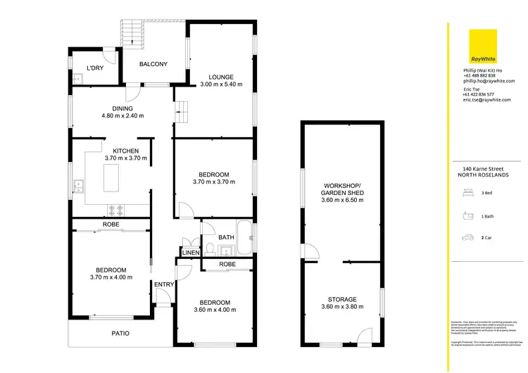 Floorplan of Homely house listing, 140 Karne Street North, Roselands NSW 2196