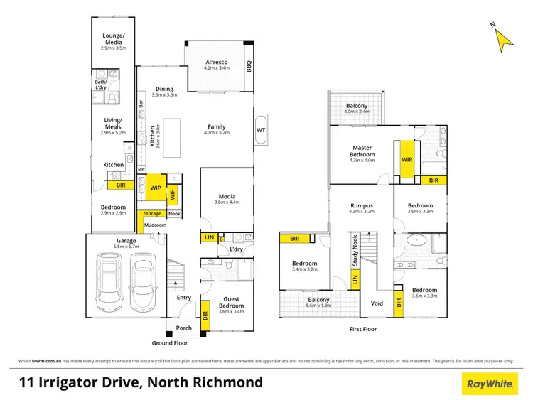 Floorplan of Homely house listing, 11 Irrigator Drive, North Richmond NSW 2754
