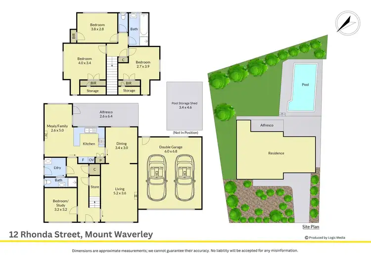 Floorplan of Homely house listing, 12 Rhonda Street, Mount Waverley VIC 3149