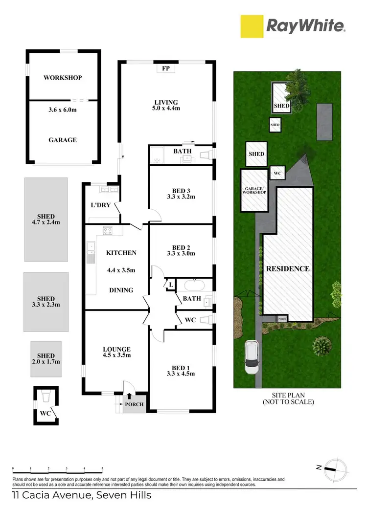 Floorplan of Homely house listing, 11 Cacia Avenue, Seven Hills NSW 2147