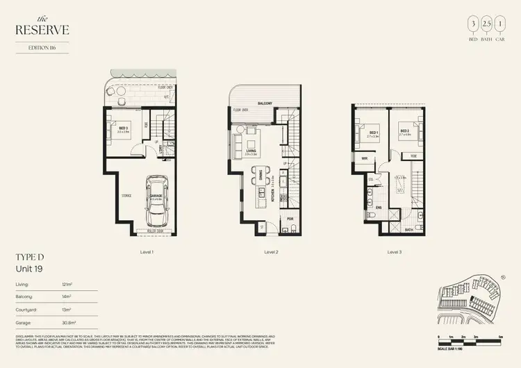 Floorplan of Homely townhouse listing, Edition 116 | Type D - Townhouse, Denman Prospect ACT 2611