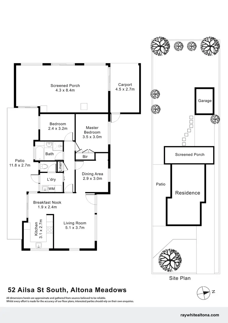 Floorplan of Homely house listing, 52 Ailsa Street South, Altona Meadows VIC 3028