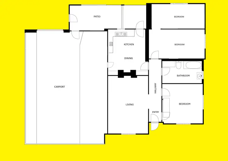 Floorplan of Homely house listing, 4 Whittaker Crescent, Red Cliffs VIC 3496