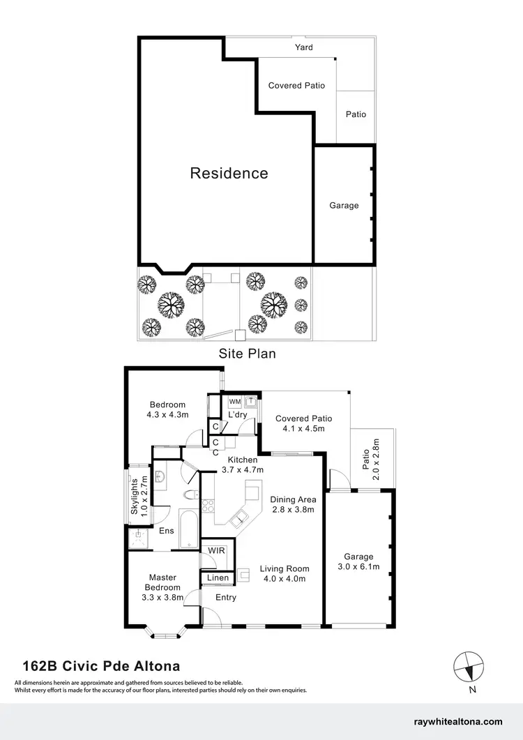 Floorplan of Homely apartment listing, 162B Civic Parade, Altona VIC 3018