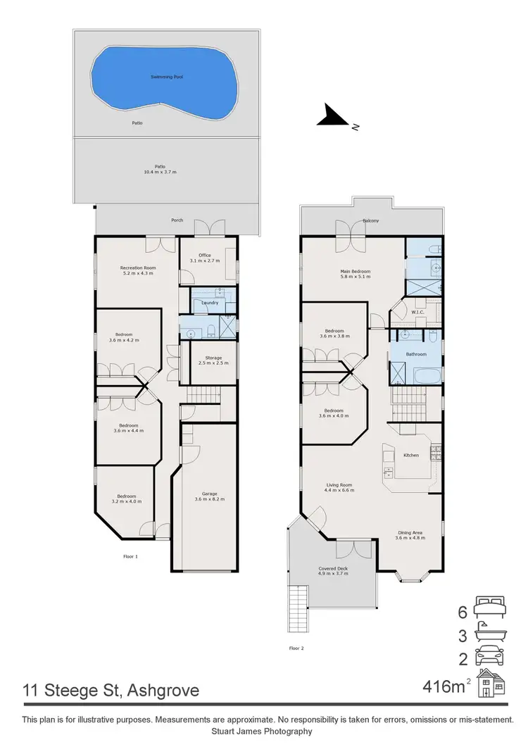 Floorplan of Homely house listing, 11 Steege Street, Ashgrove QLD 4060