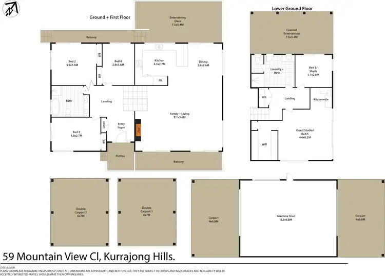 Floorplan of Homely rural property listing, 59 Mountain View Close, Kurrajong Hills NSW 2758