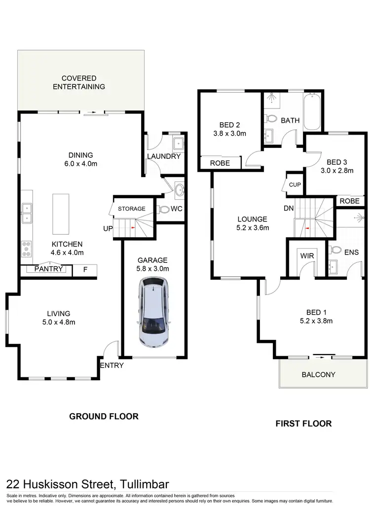 Floorplan of Homely house listing, 22 Huskisson Street, Tullimbar NSW 2527