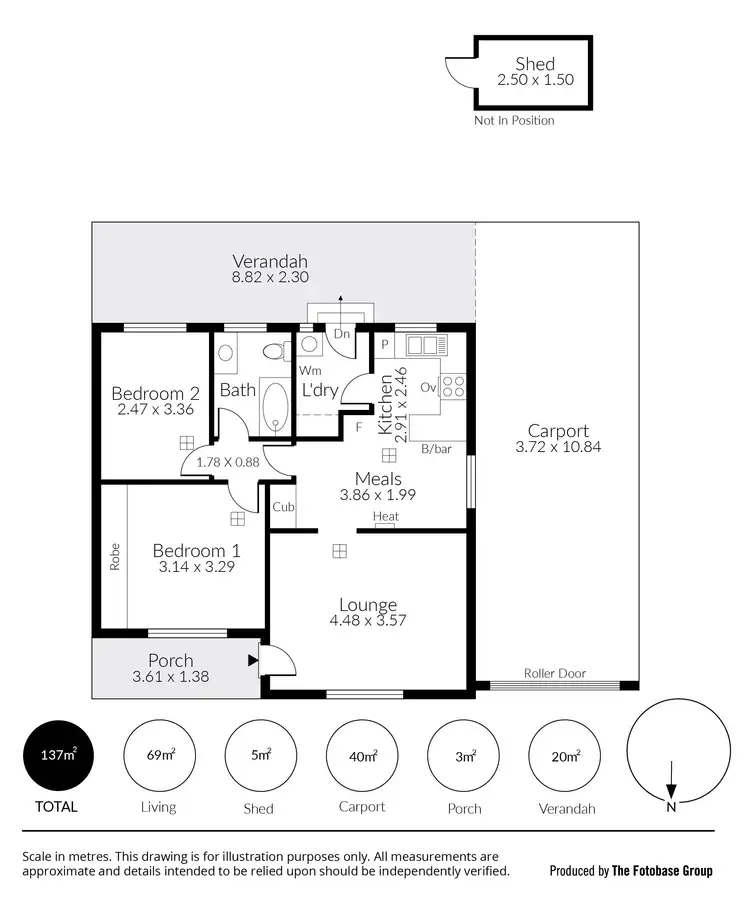 Floorplan of Homely unit listing, 3/25 Meadowvale Road, Modbury SA 5092