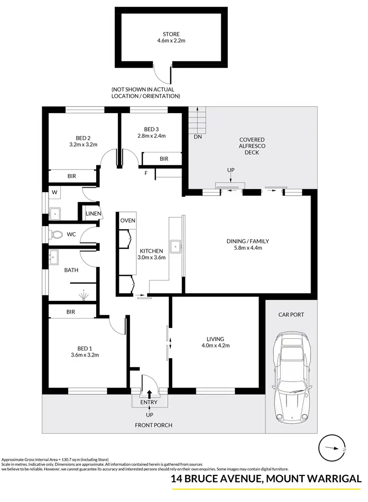 Floorplan of Homely house listing, 14 Bruce Avenue, Mount Warrigal NSW 2528