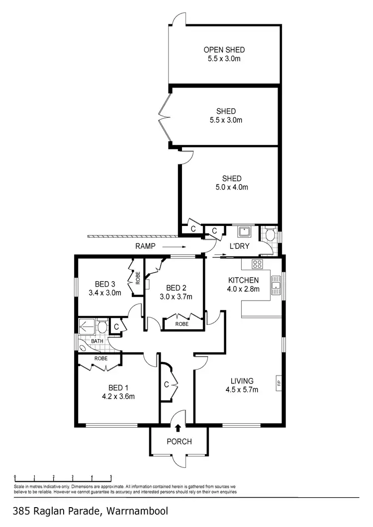Floorplan of Homely house listing, 385 Raglan Parade, Warrnambool VIC 3280
