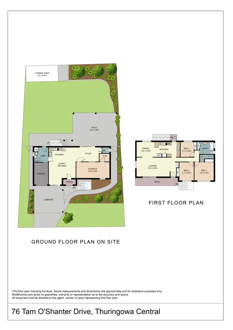 Floorplan of Homely house listing, 76 Tam O'Shanter Drive, Thuringowa Central QLD 4817