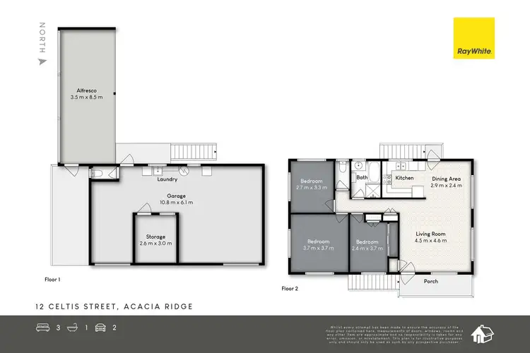 Floorplan of Homely house listing, 12 Celtis Street, Acacia Ridge QLD 4110