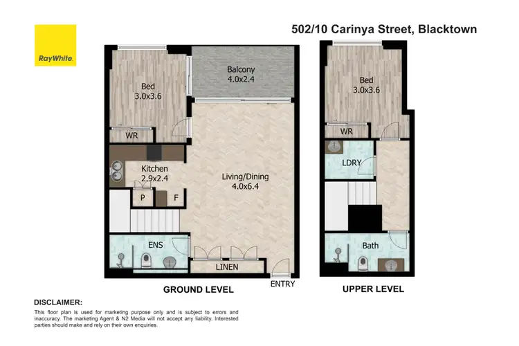 Floorplan of Homely apartment listing, 502/10-14 Carinya Street, Blacktown NSW 2148