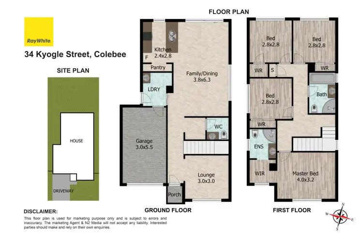 Floorplan of Homely house listing, 34 Kyogle Street, Colebee NSW 2761