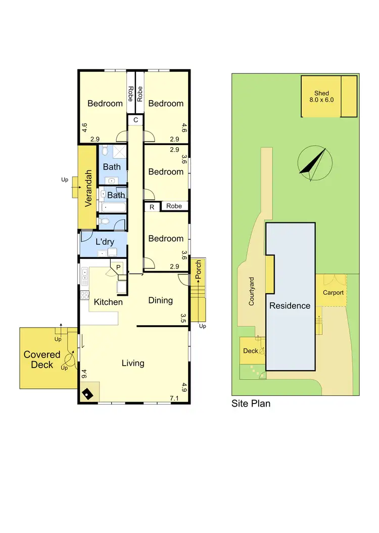 Floorplan of Homely house listing, 7 Greenwood Drive, Launching Place VIC 3139