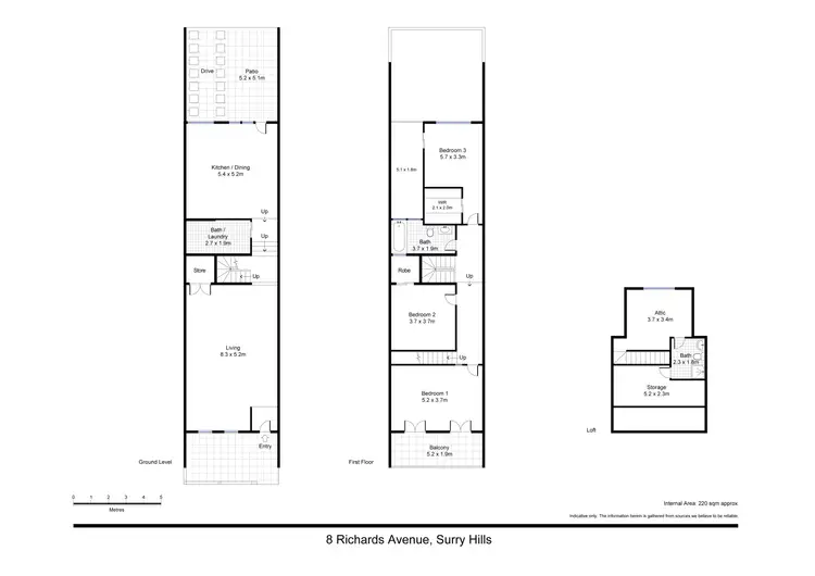 Floorplan of Homely house listing, 8 Richards Avenue, Surry Hills NSW 2010