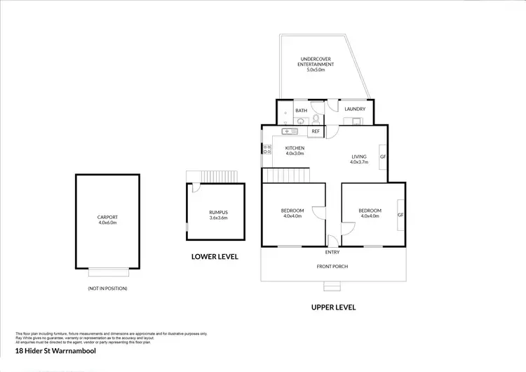 Floorplan of Homely house listing, 18 Hider Street, Warrnambool VIC 3280