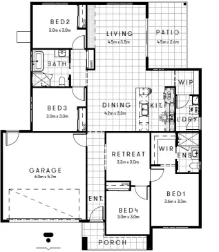 Floorplan of Homely house listing, 7 Myrtle Street, Gleneagle QLD 4285