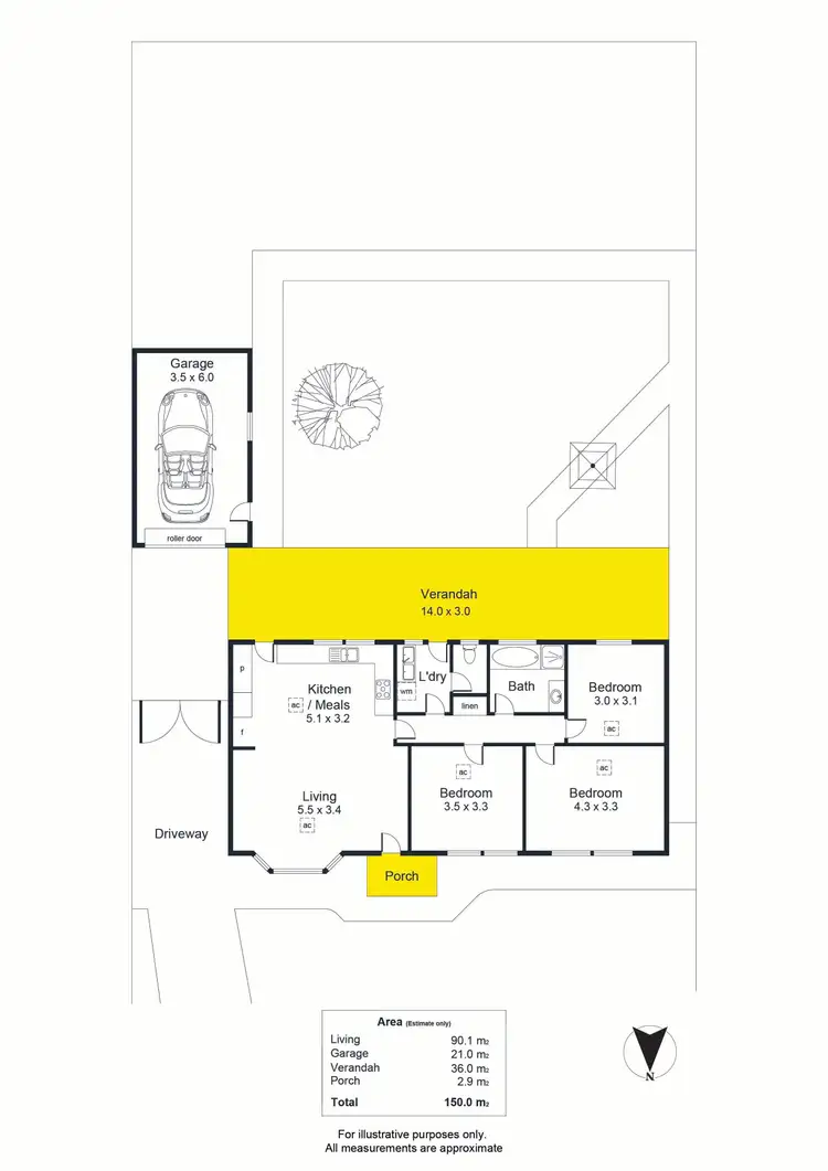Floorplan of Homely house listing, 7 Spring Street, North Plympton SA 5037