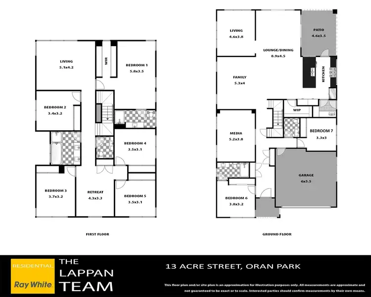 Floorplan of Homely house listing, 13 Acre Street, Oran Park NSW 2570