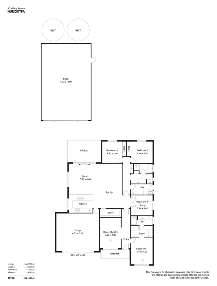 Floorplan of Homely house listing, 9D Milway Avenue, Nuriootpa SA 5355
