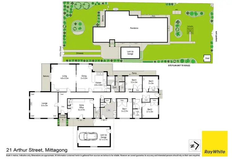 Floorplan of Homely house listing, 21 Arthur Street, Mittagong NSW 2575