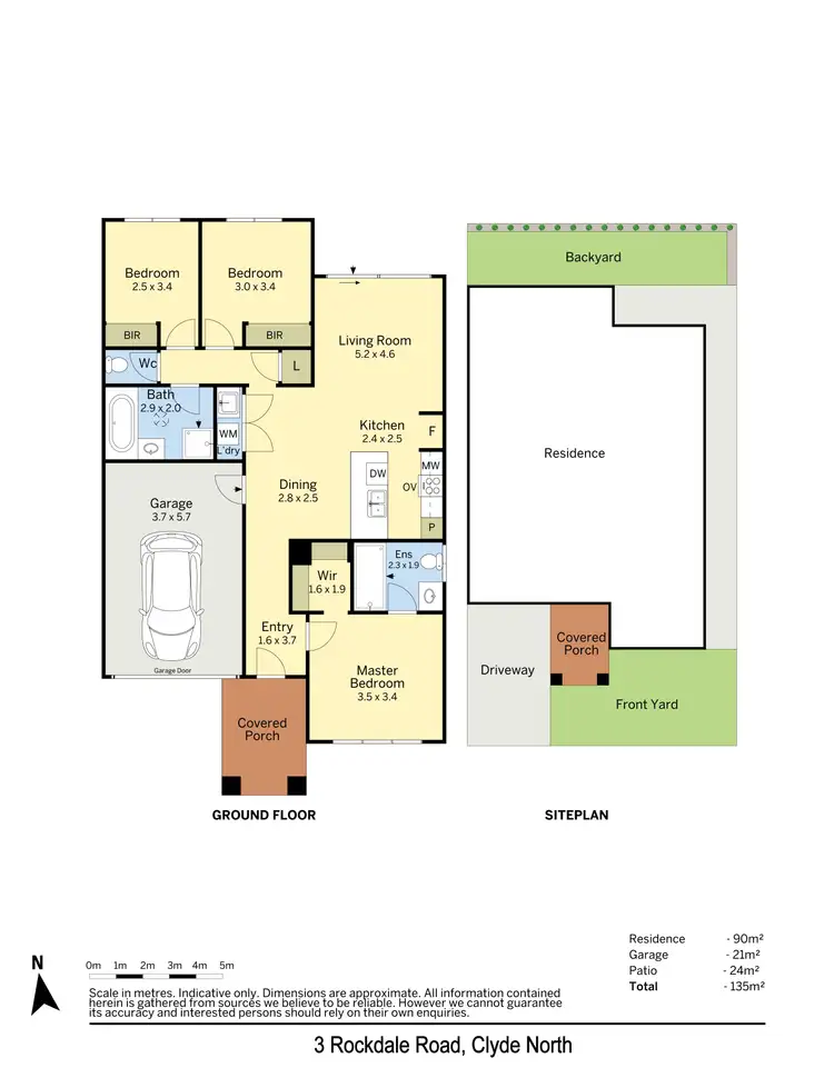 Floorplan of Homely house listing, 3 Rockdale Road, Clyde North VIC 3978