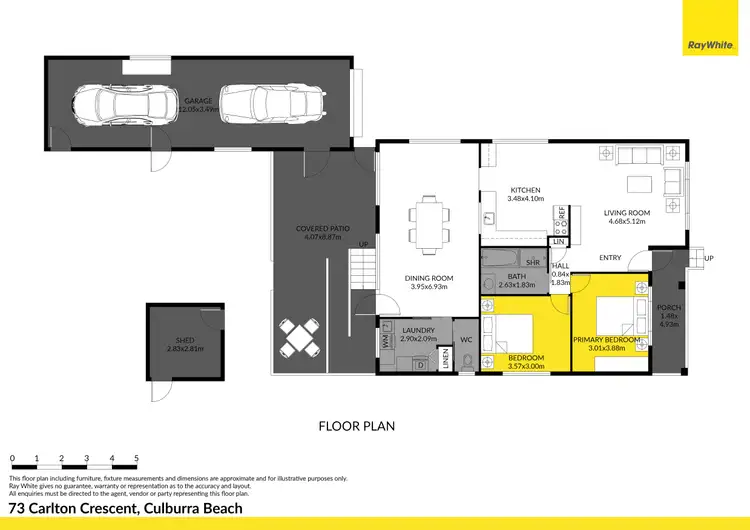 Floorplan of Homely house listing, 73 Carlton Crescent, Culburra Beach NSW 2540