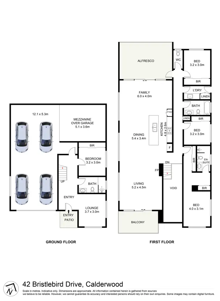 Floorplan of Homely house listing, 42 Bristlebird Drive, Calderwood NSW 2527