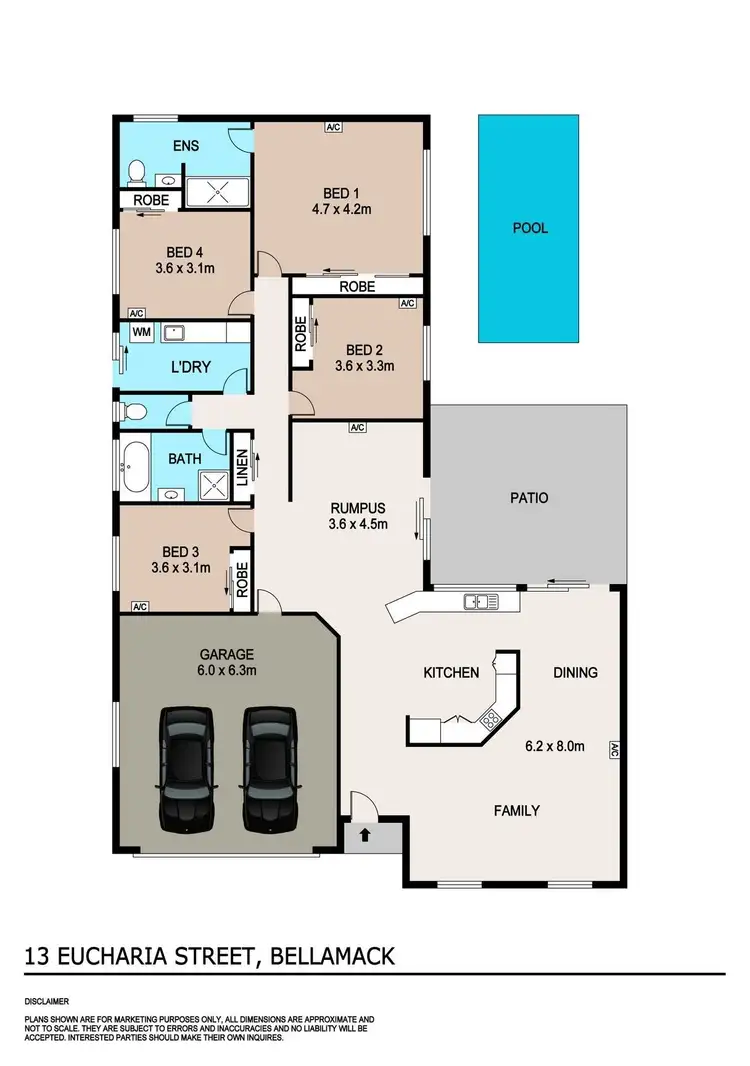 Floorplan of Homely house listing, 13 Eucharia Street, Bellamack NT 832