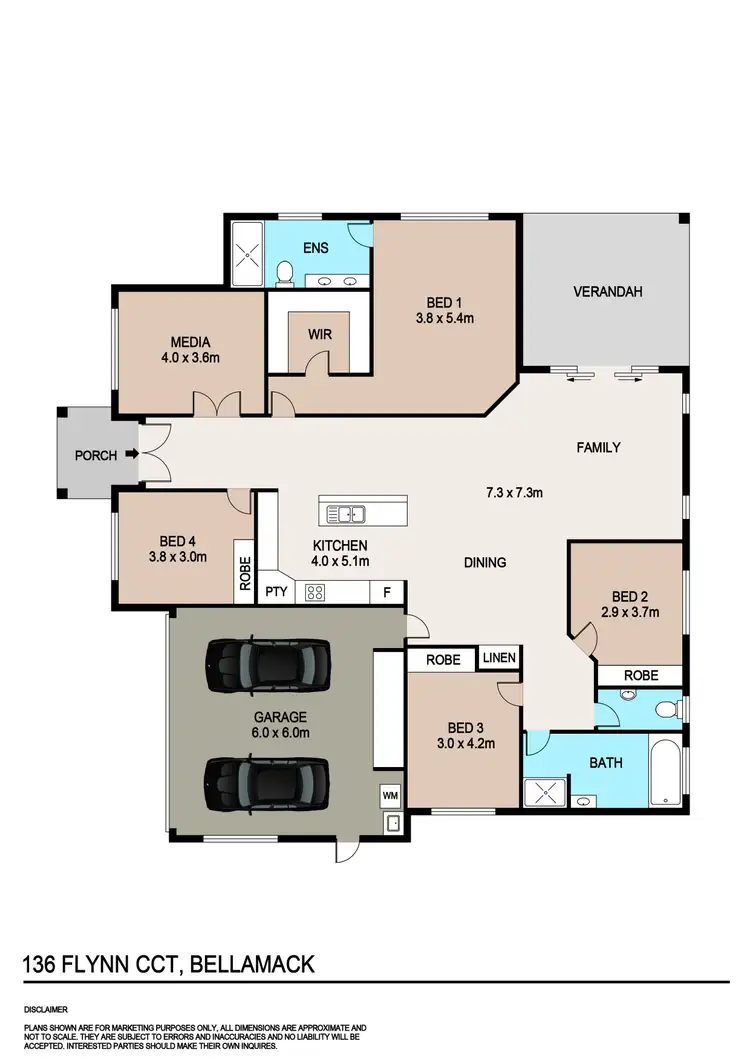 Floorplan of Homely house listing, 136 Flynn Circuit, Bellamack NT 832