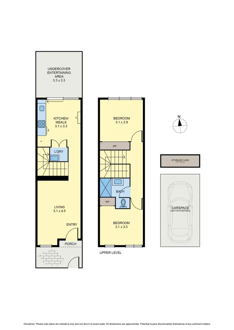 Floorplan of Homely apartment listing, 2005/178 Edward Street, Brunswick East VIC 3057
