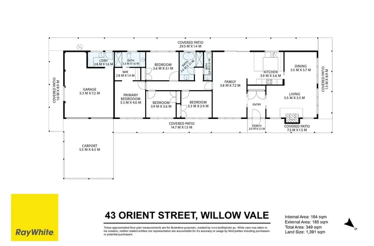 Floorplan of Homely house listing, 43 Orient Street, Willow Vale NSW 2575