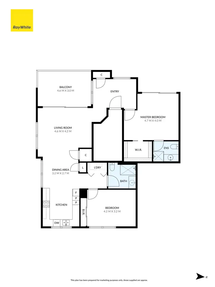 Floorplan of Homely apartment listing, 7/1 Stockade Avenue, Coburg VIC 3058