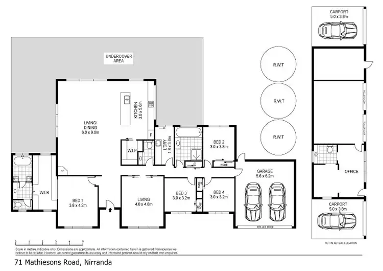 Floorplan of Homely house listing, 71 Mathiesons Road, Nirranda VIC 3268
