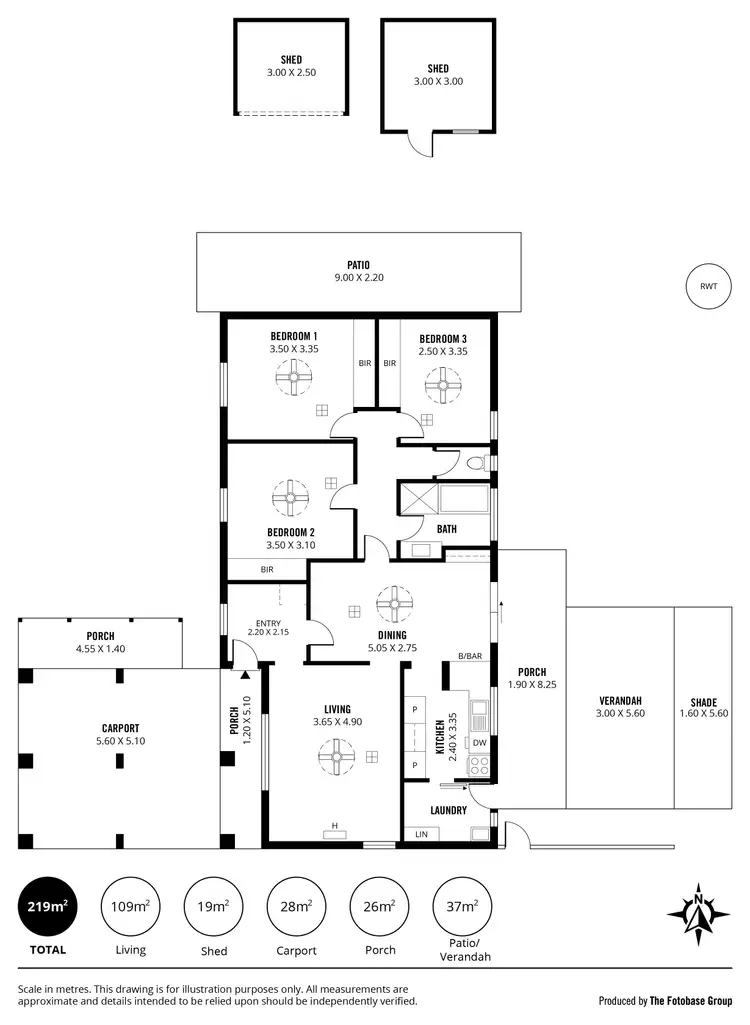 Floorplan of Homely house listing, 115 Black Road, Flagstaff Hill SA 5159