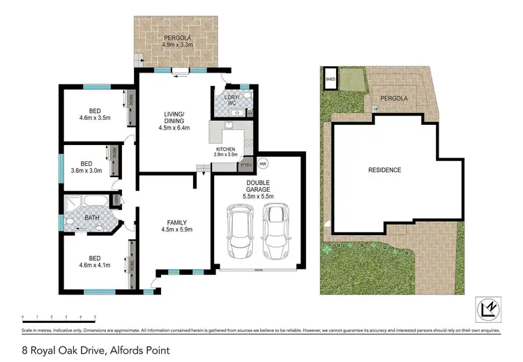 Floorplan of Homely house listing, 8 Royal Oak Drive, Alfords Point NSW 2234