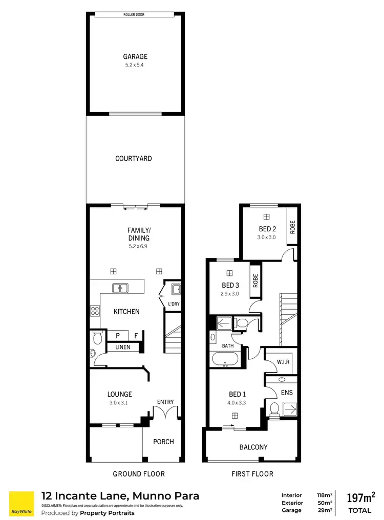 Floorplan of Homely house listing, 12 Incante Lane, Munno Para SA 5115