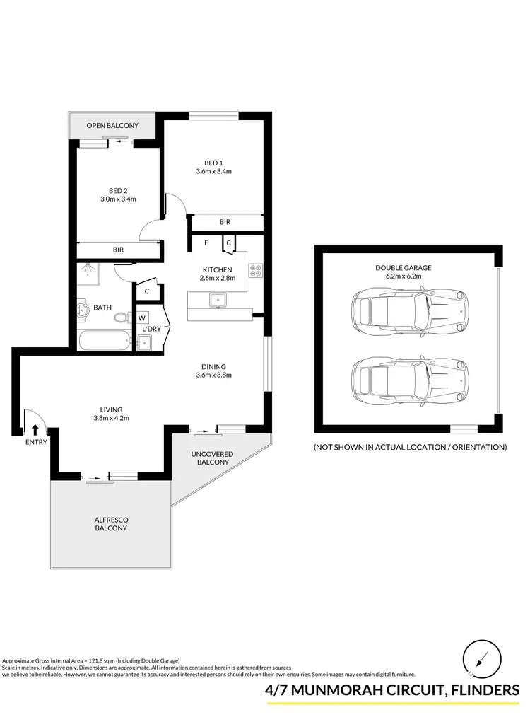 Floorplan of Homely house listing, 4/7 Munmorah Circuit, Flinders NSW 2529