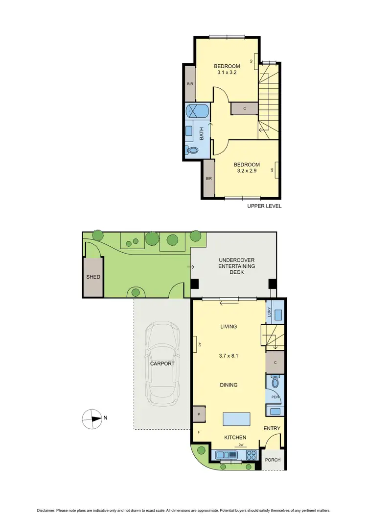Floorplan of Homely townhouse listing, 3/85 Queens Parade, Fawkner VIC 3060