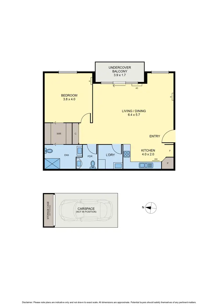 Floorplan of Homely apartment listing, 5/3 Wardens Walk, Coburg VIC 3058