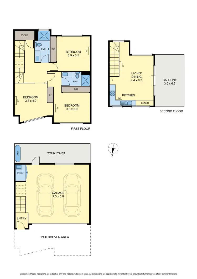 Floorplan of Homely townhouse listing, 2/26 Lorensen Avenue, Coburg North VIC 3058