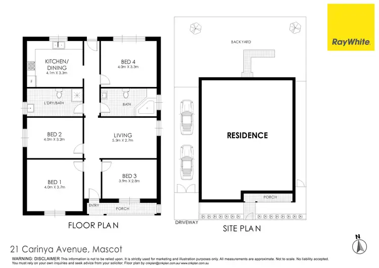 Floorplan of Homely house listing, 21 Carinya Avenue, Mascot NSW 2020