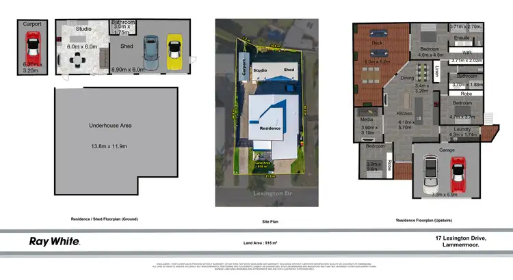 Floorplan of Homely house listing, 17 Lexington Drive, Lammermoor QLD 4703