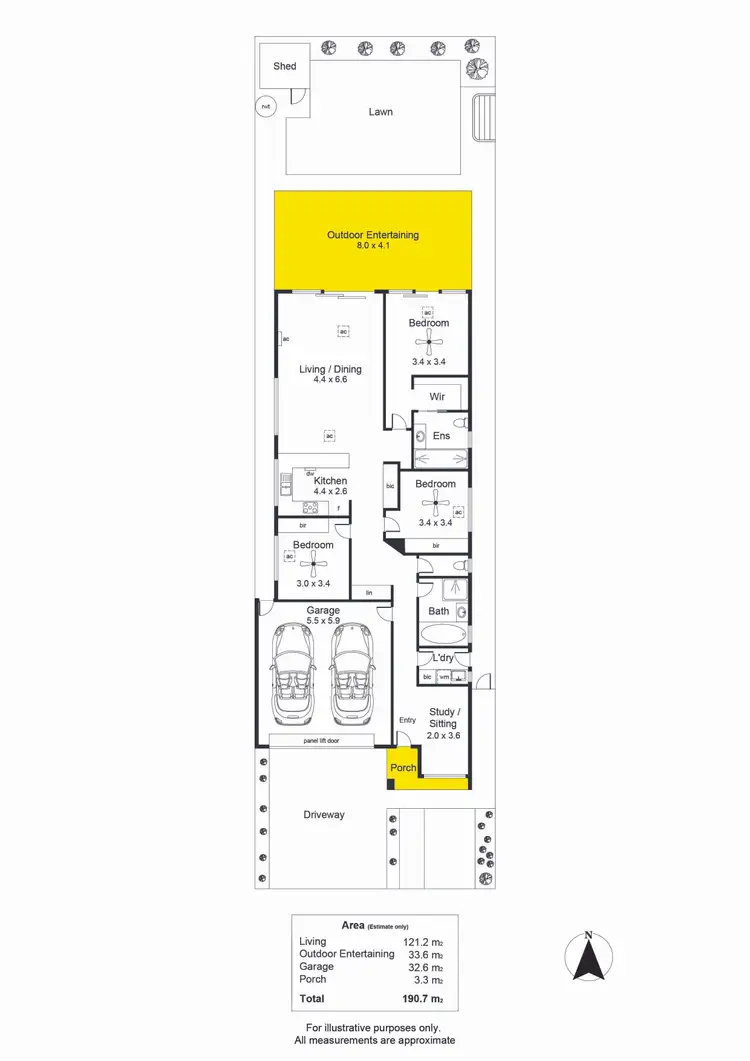Floorplan of Homely house listing, 17A Brooker Avenue, Campbelltown SA 5074